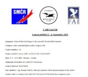 3. MB Cup F3B - Loucen - Anmeldung