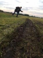 Fraitags war der Platz noch etwas nass..